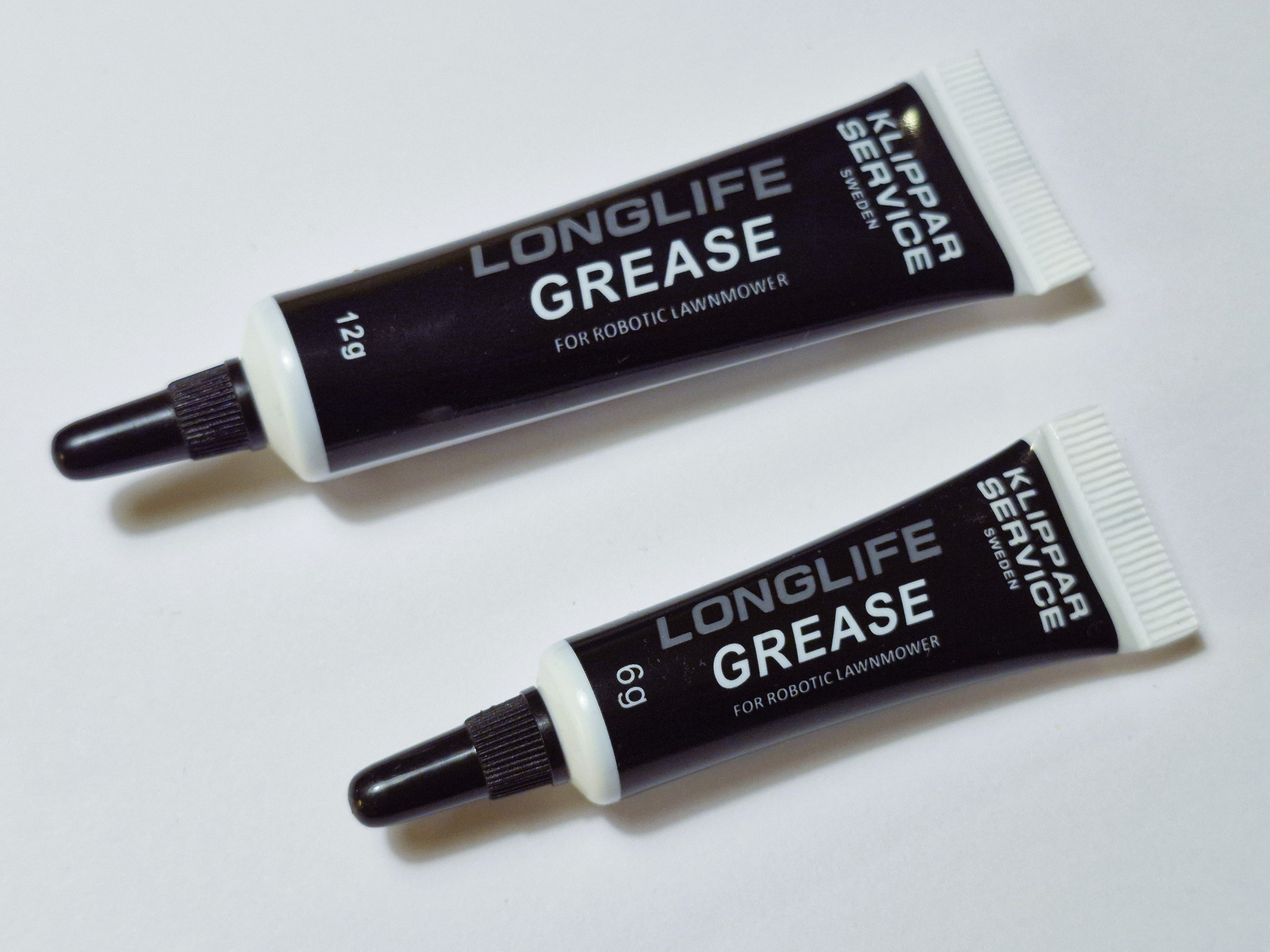 Fett för robotgräsklippare